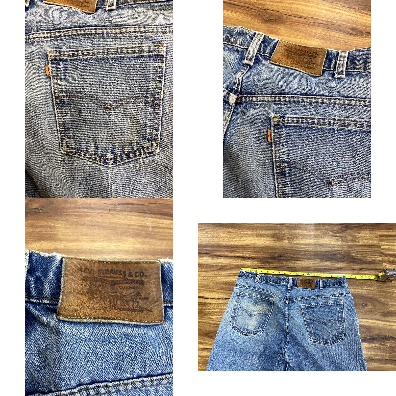 Levi's VINTAGE Levi Strauss & Co Orange Tab Blue Jeans B5 Jeans Men 34 Blue 34 Mens Size US 34 / EU 50 - 8 Thumbnail