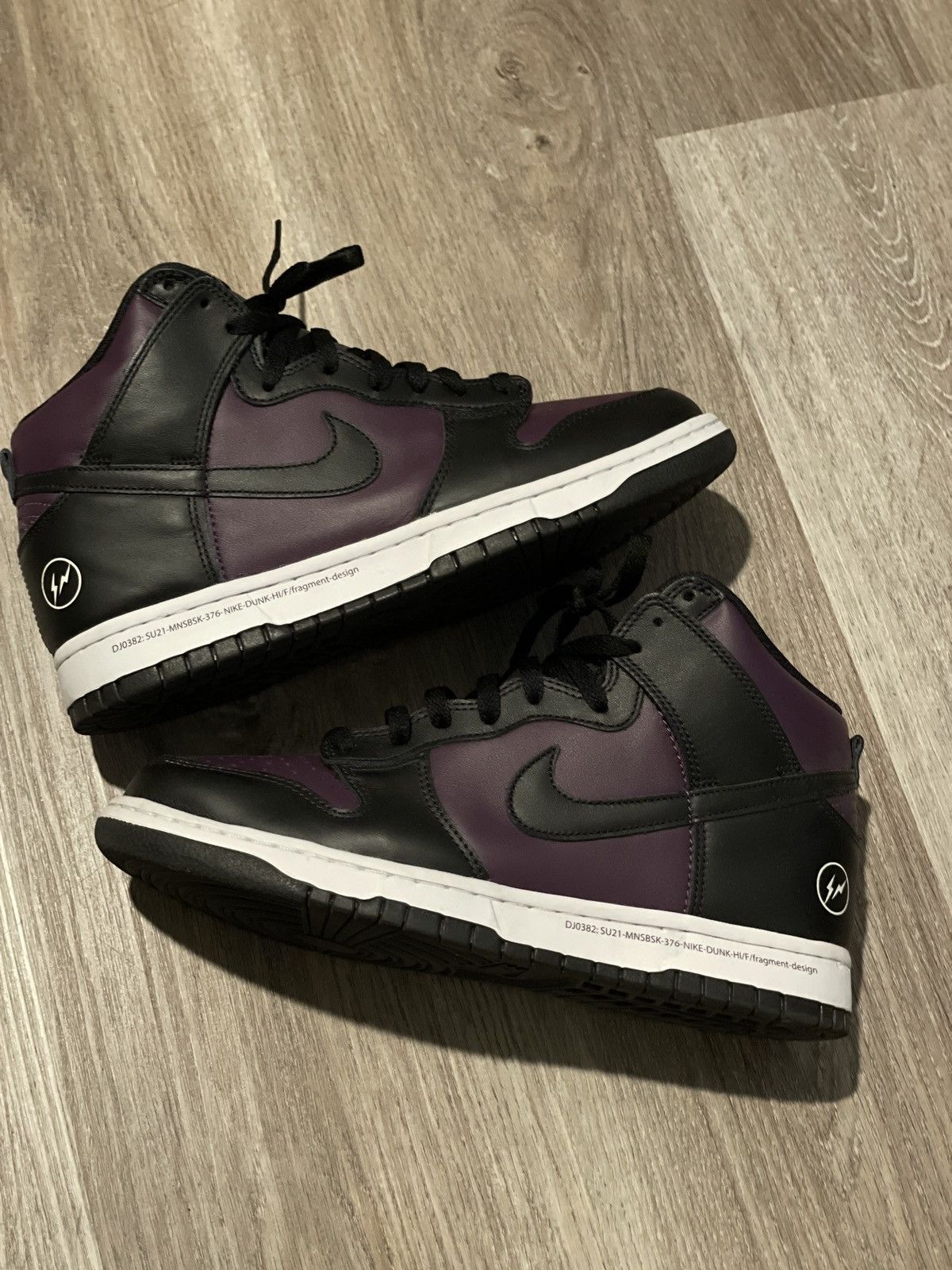 Fragment Design × Nike Nike Dunk Hi Fragment Beijing Size 9.5 Worn Size US 9.5 / EU 42-43 - 4 Thumbnail