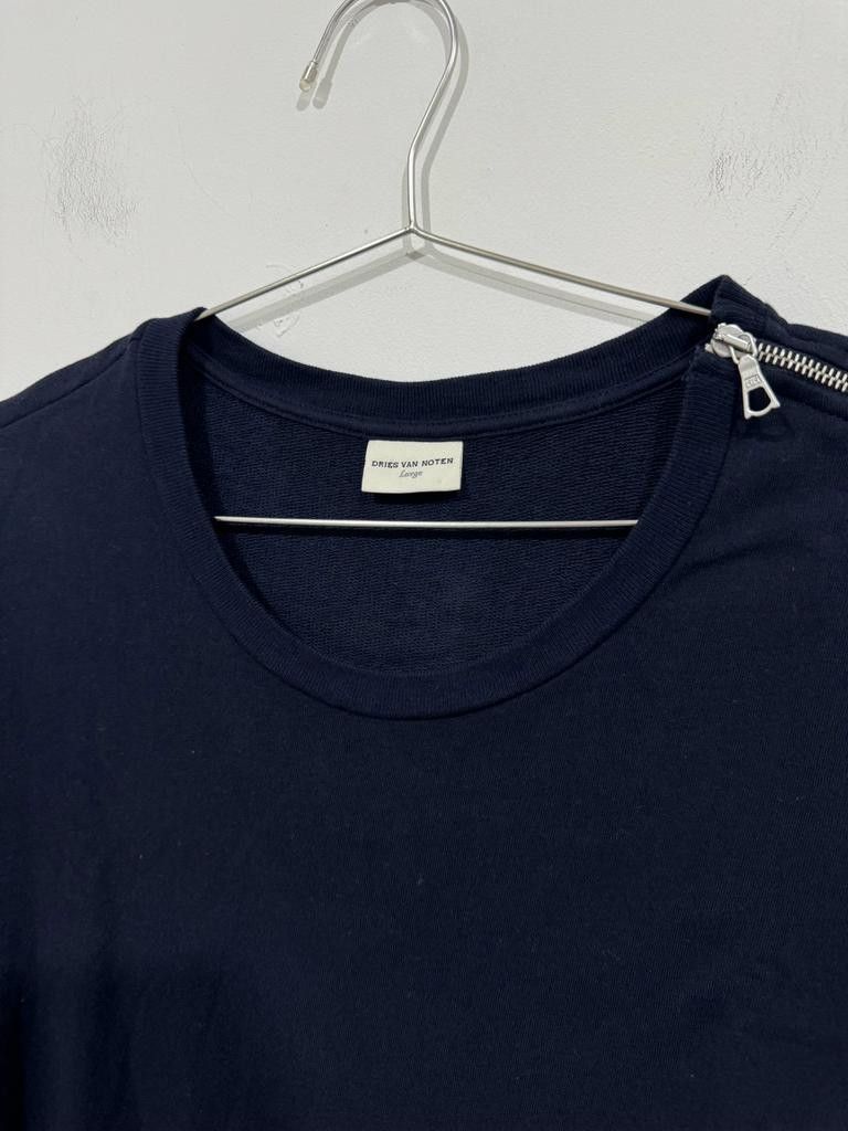 Dries Van Noten Dries Van Noten Pocket & Shoulder Zip Tee Size US L / EU 52-54 / 3 - 2 Thumbnail