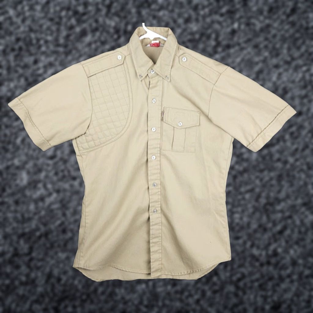 Vintage VINTAGE PAST Corp Hunting Shirt Mens Medium Quilted Shooting Pad Made USA 80s Size US M / EU 48-50 / 2 - 1 Thumbnail
