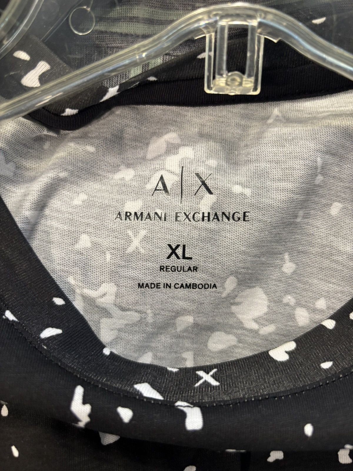 Armani Exchange Armani Exchange Black and White T-Shirt XL Size US XL / EU 56 / 4 - 3 Thumbnail