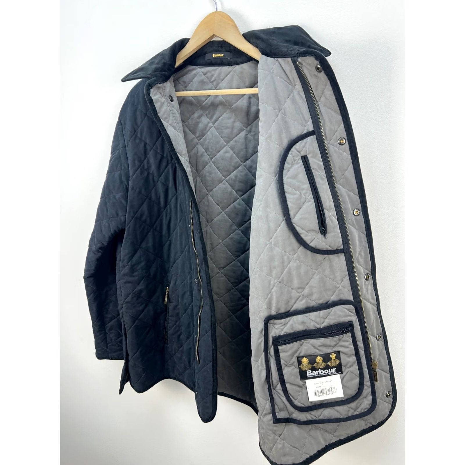 Barbour Barbour Quilt Jacket Mens L Black Quilted Vintage D599 Coat Shirt? Size US L / EU 52-54 / 3 - 2 Thumbnail