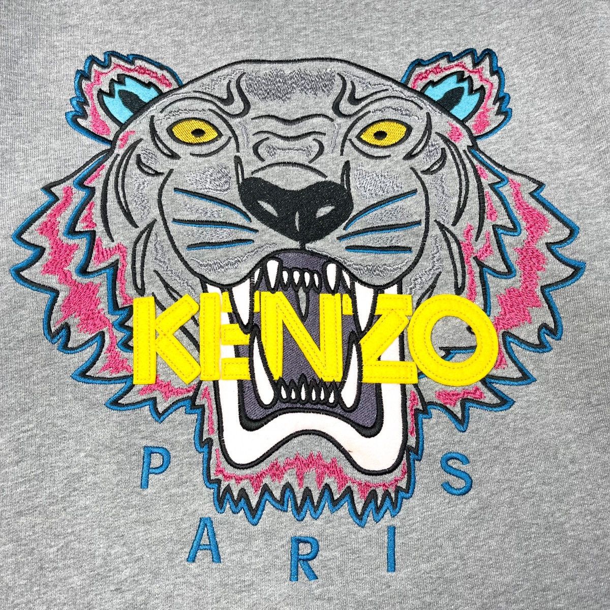 Kenzo Kenzo Paris Tiger-head Embroidery Sweatshirt Size L / US 10 / IT 46 - 3 Thumbnail