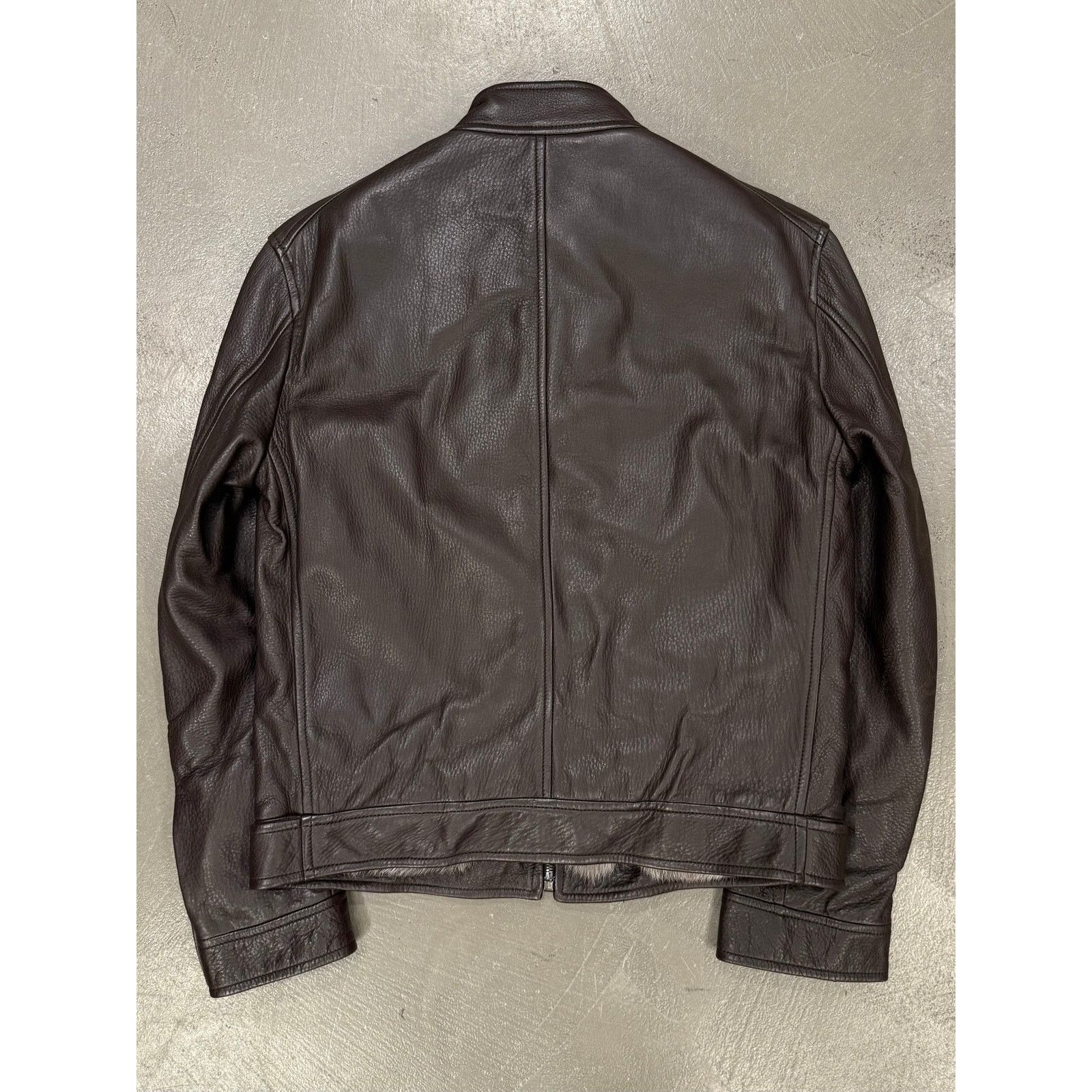 Gucci 2000s Gucci by Tom Ford fur lining leather bomber jacket Size L / US 10 / IT 46 - 8 Thumbnail