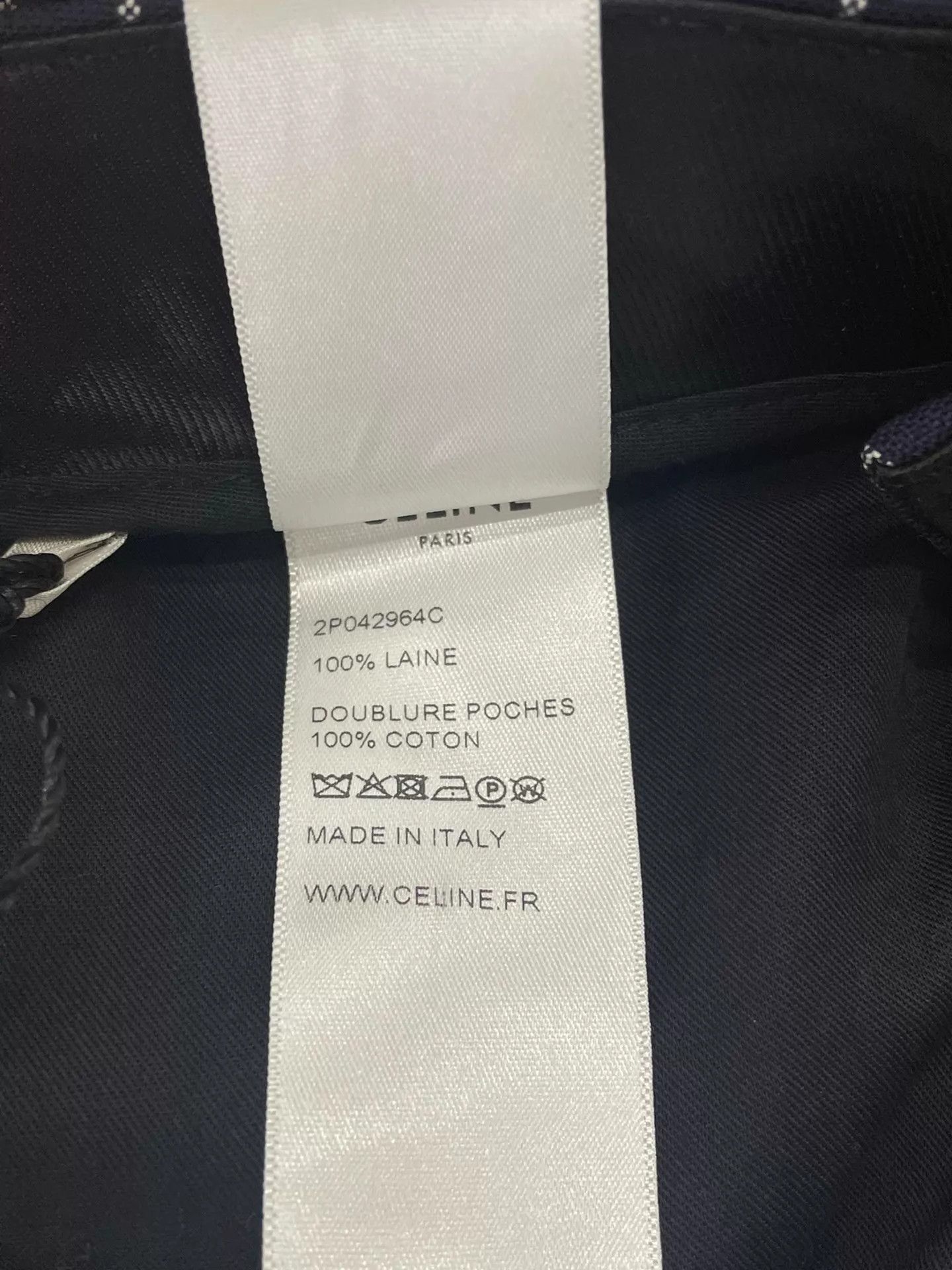 Celine Celine Formal Blue & White Striped Trousers 38 New Size 26" / US 2 / IT 38 - 5 Thumbnail