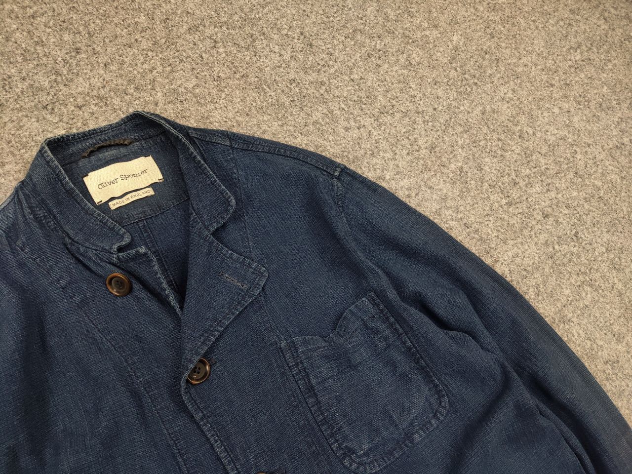 Oliver Spencer Oliver Spencer Design Cotton Faded Light overshirt Jacket Size US S / EU 44-46 / 1 - 7 Thumbnail