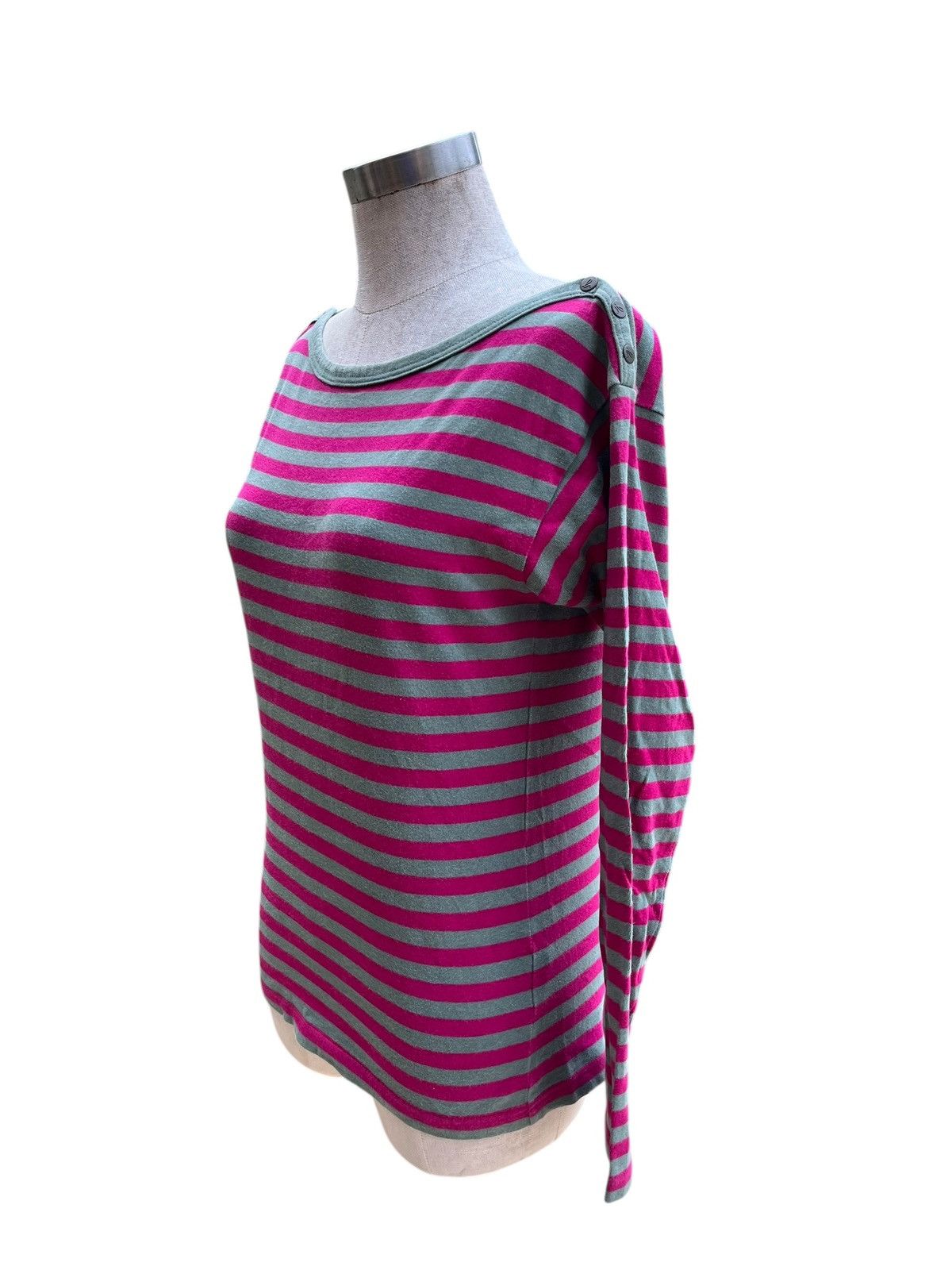agnes b. Longsleeve striped tee Size M / US 6-8 / IT 42-44 - 2 Thumbnail