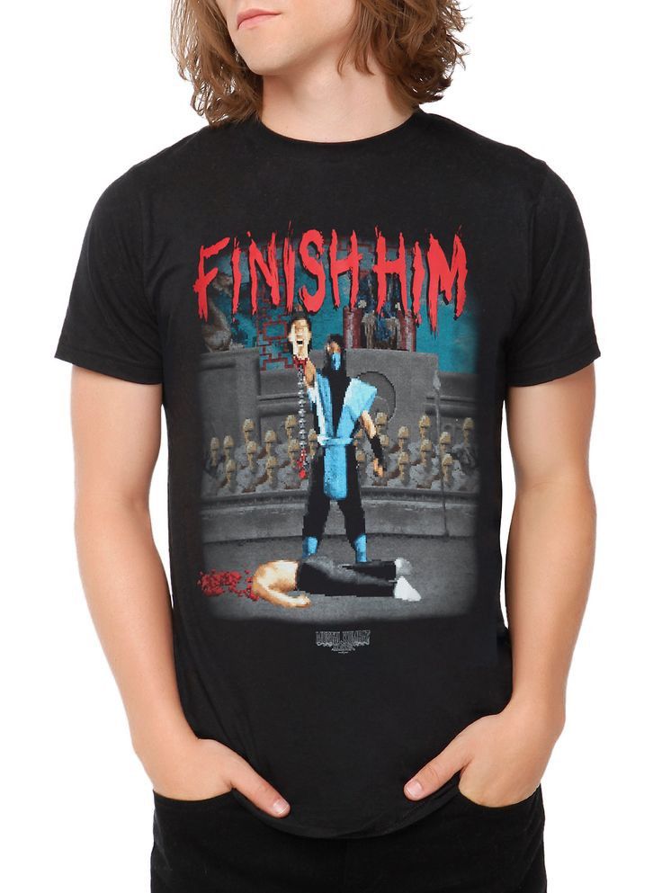 Playstation Mortal Kombat Klassic Zubzero Finish Him Tee Size US M / EU 48-50 / 2 - 8 Thumbnail