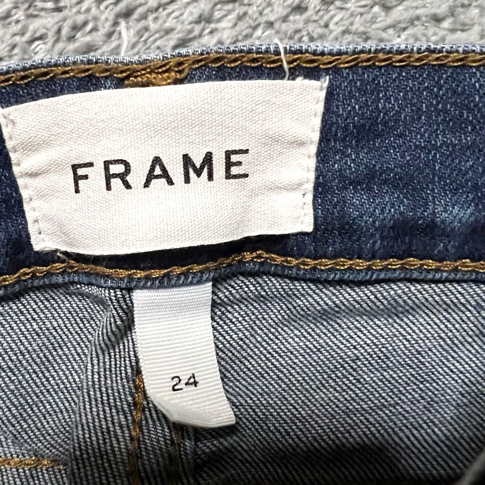 Frame VINTAGE FRAME Denim Womens Jeans Boyfriend 24 Blue Ankle 28x29.5 Womens Boys? Size 42" / US 20 - 5 Thumbnail