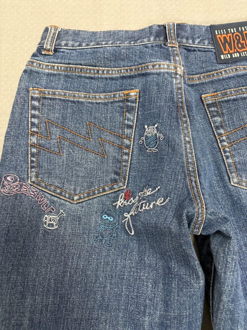 Walter Van Beirendonck Vintage Walter Van Beirendonck Embroidered Jeans-2506 Size 26" / US 2 / IT 38 - 8 Thumbnail