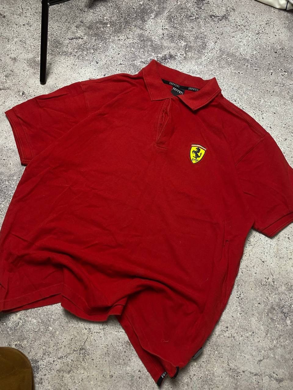 Ferrari × Vintage Vintage Ferrari Polo Shirt 2002 Racing F1 Men Size US XL / EU 56 / 4 - 2 Thumbnail
