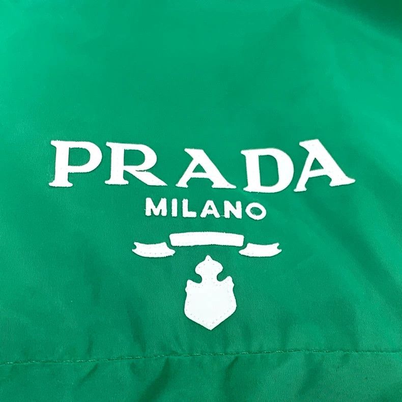 Prada Prada Green logo letter hooded zipper jacket 2501-Nextarrow Size US L / EU 52-54 / 3 - 5 Thumbnail