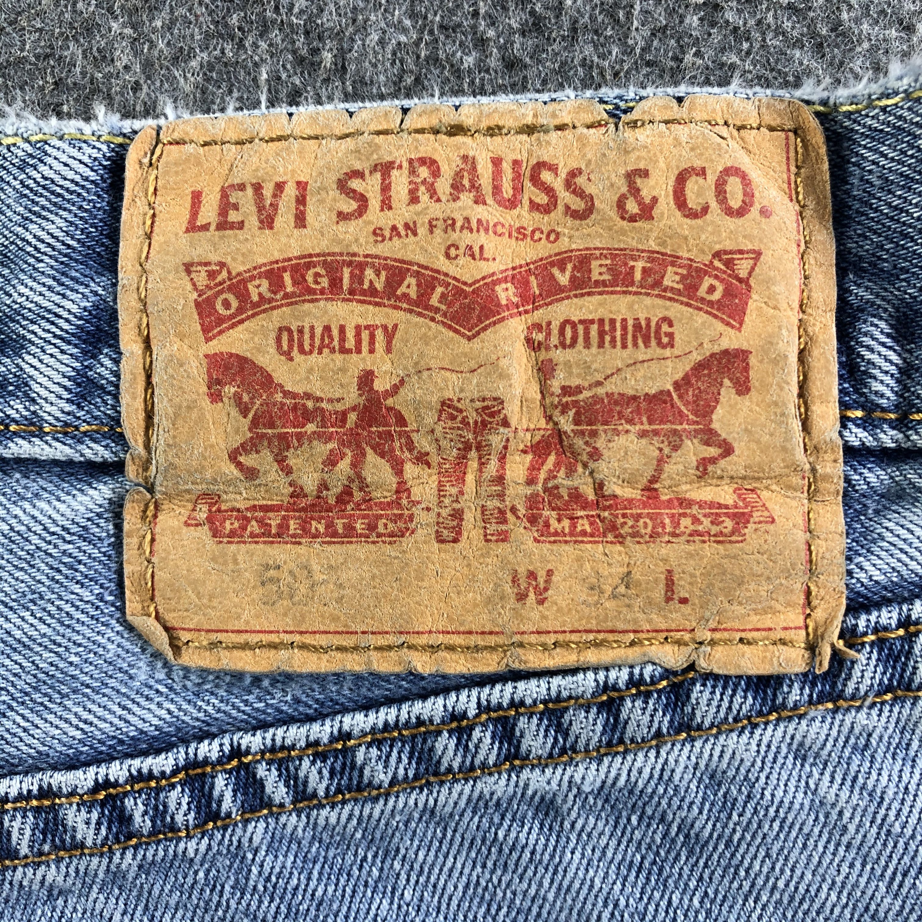 Levi's Vintage Blue Wash Levis Jeans-J3387 Size US 34 / EU 50 - 5 Thumbnail