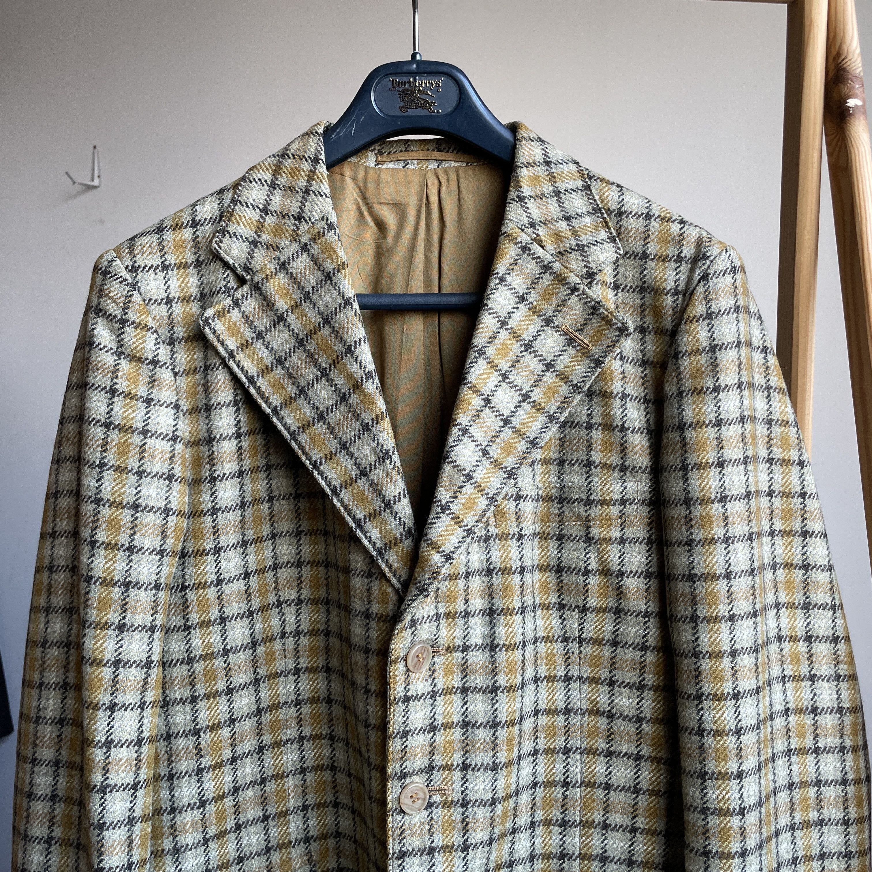 Vintage Gala Forest Scotland Vintage 60's 70's Check Tweed Blazer Size 40R - 4 Thumbnail