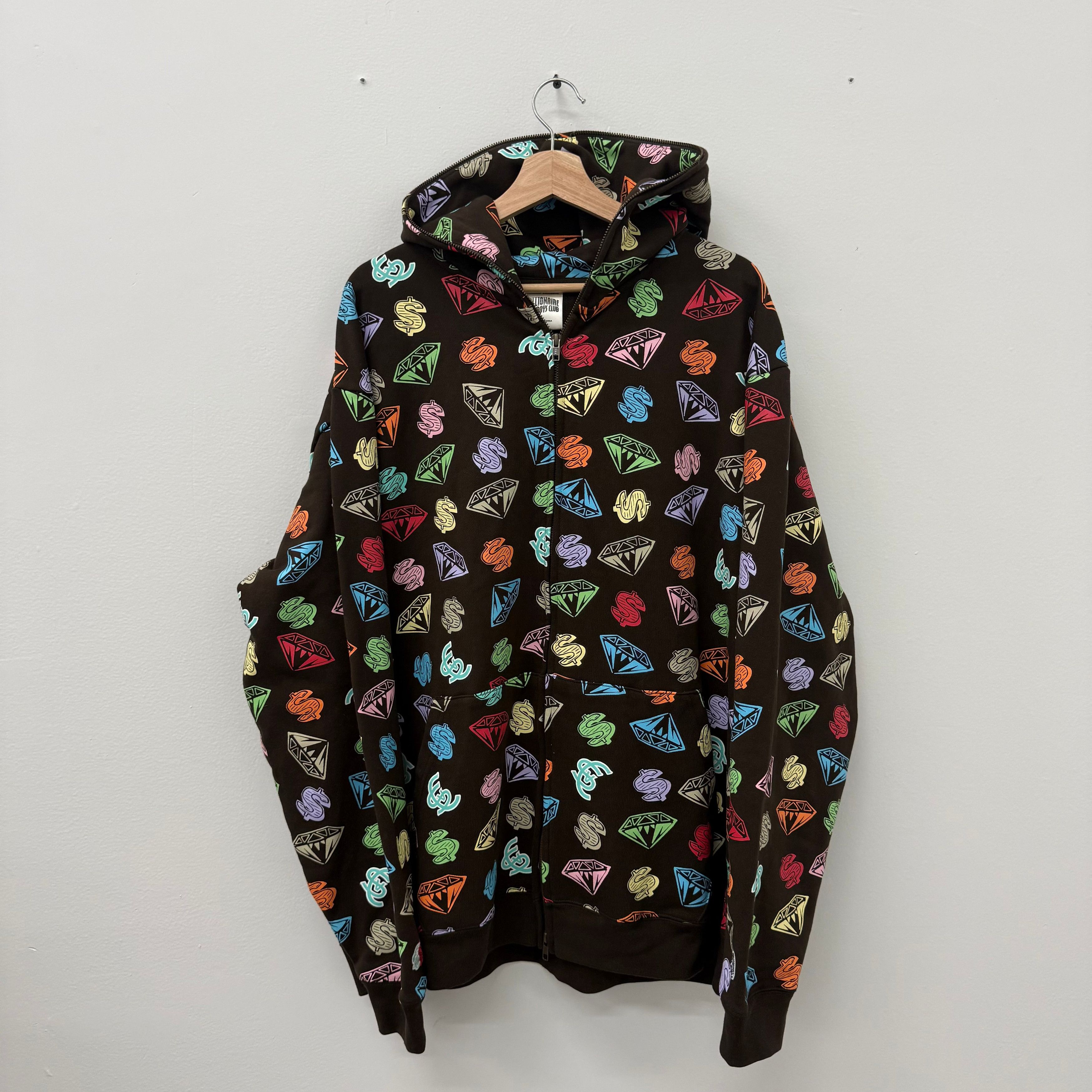 Casanova Vintage x BBC Jewel Zip Up Hoodie - Size XL