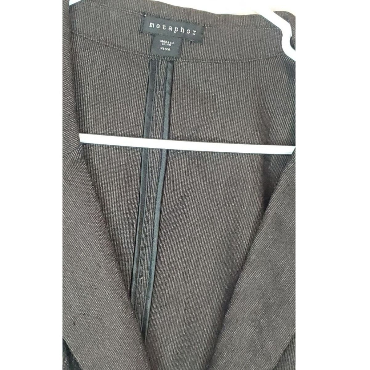 Other Metaphor Black Stretch Blend Blazer Jacket Size XL Size XL / US 12-14 / IT 48-50 - 3 Thumbnail