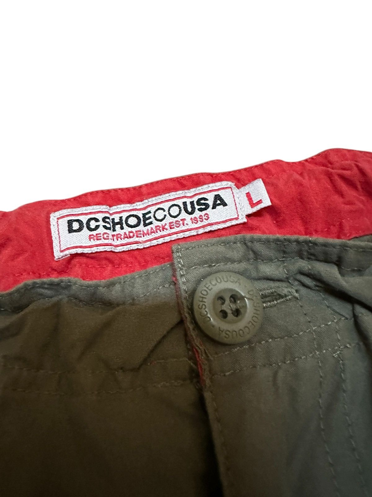 DC × Vintage Vintage 00s Dc Shoe Co Usa Light Pants Size US 36 / EU 52 - 4 Thumbnail