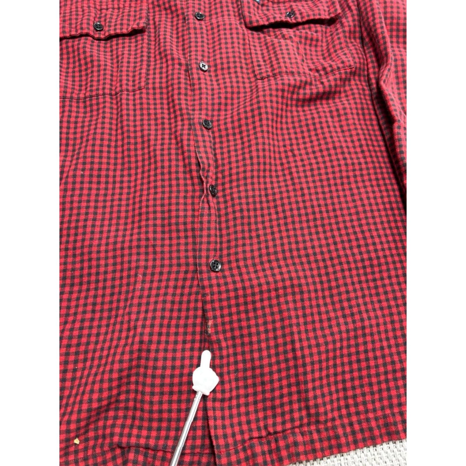 Polo Ralph Lauren Polo Ralph Lauren Garvey Shirt Mens Large Red Buffalo Check Cotton Button Up Size US L / EU 52-54 / 3 - 5 Thumbnail