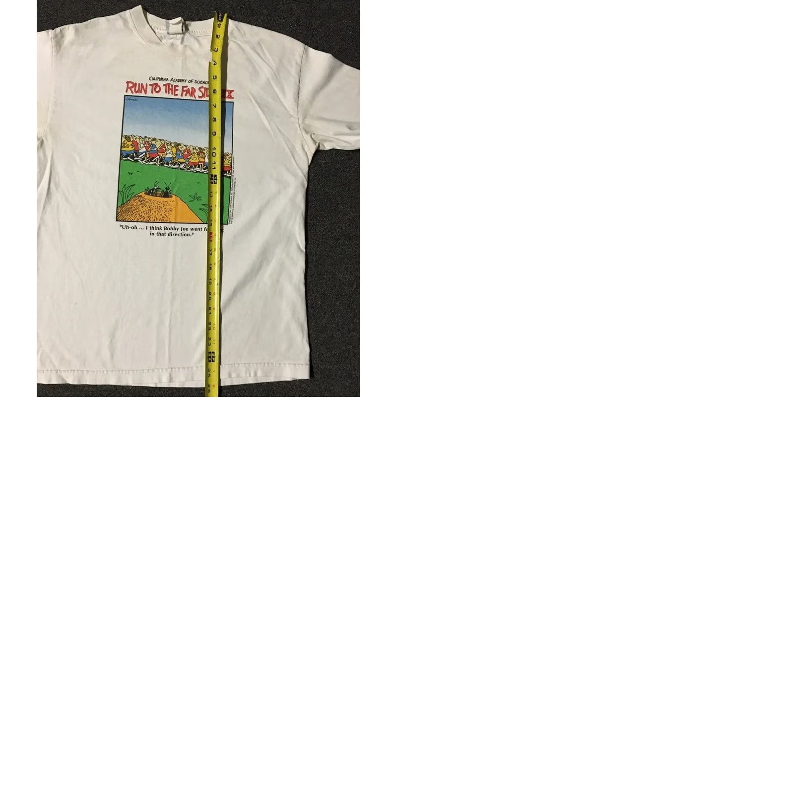 Vintage Vintage Farside Comics California Academy of Science Run Faded Shirt S Funny Grunge Size US S / EU 44-46 / 1 - 10 Thumbnail