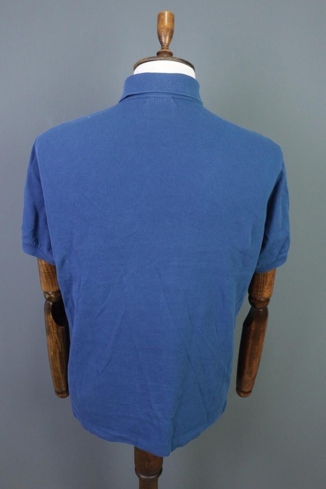 Lacoste Men Lacoste Blue Short Sleeve Cotton Polo Shirt Size 5 / L Size US M / EU 48-50 / 2 - 10 Thumbnail