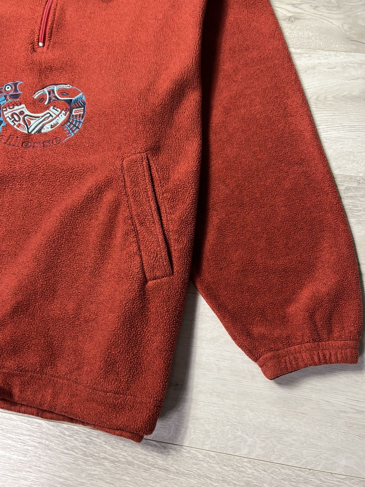 Ellesse Archive Vintage Ellesse Big Logo Fleece Pullover Zip Jacket Size US XL / EU 56 / 4 - 7 Thumbnail