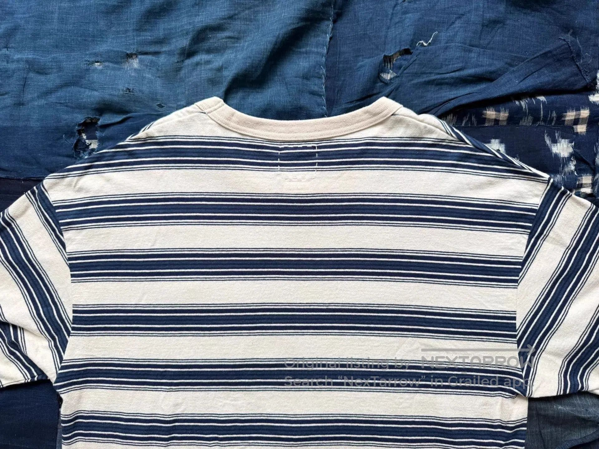 Visvim Striped Short Sleeve Pocket T. Size US XL / EU 56 / 4 - 4 Thumbnail