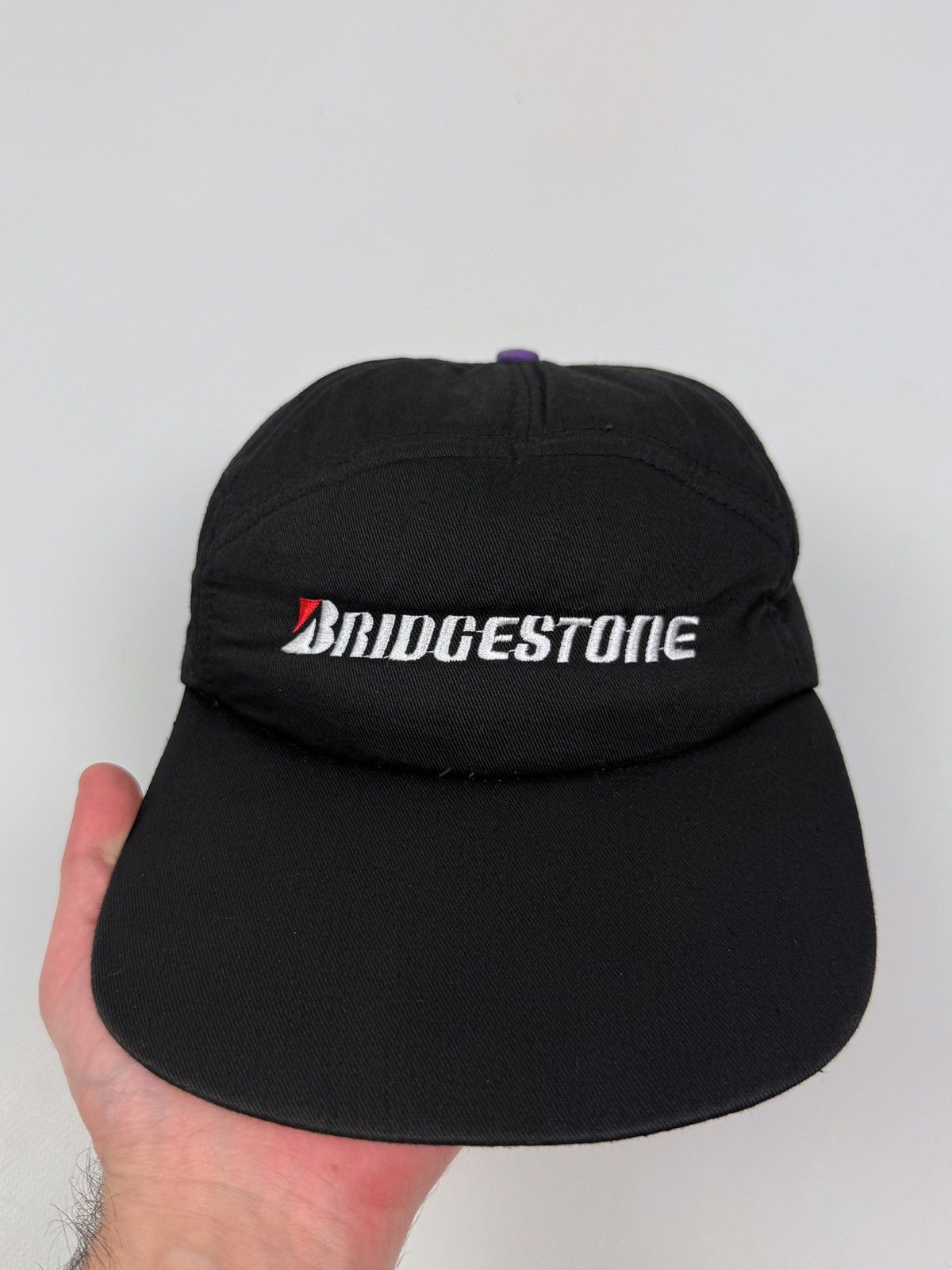 Vintage 90s Vintage Bridgestone Formula 1 Foam Long Bill Racing Hat Size ONE SIZE - 6 Thumbnail