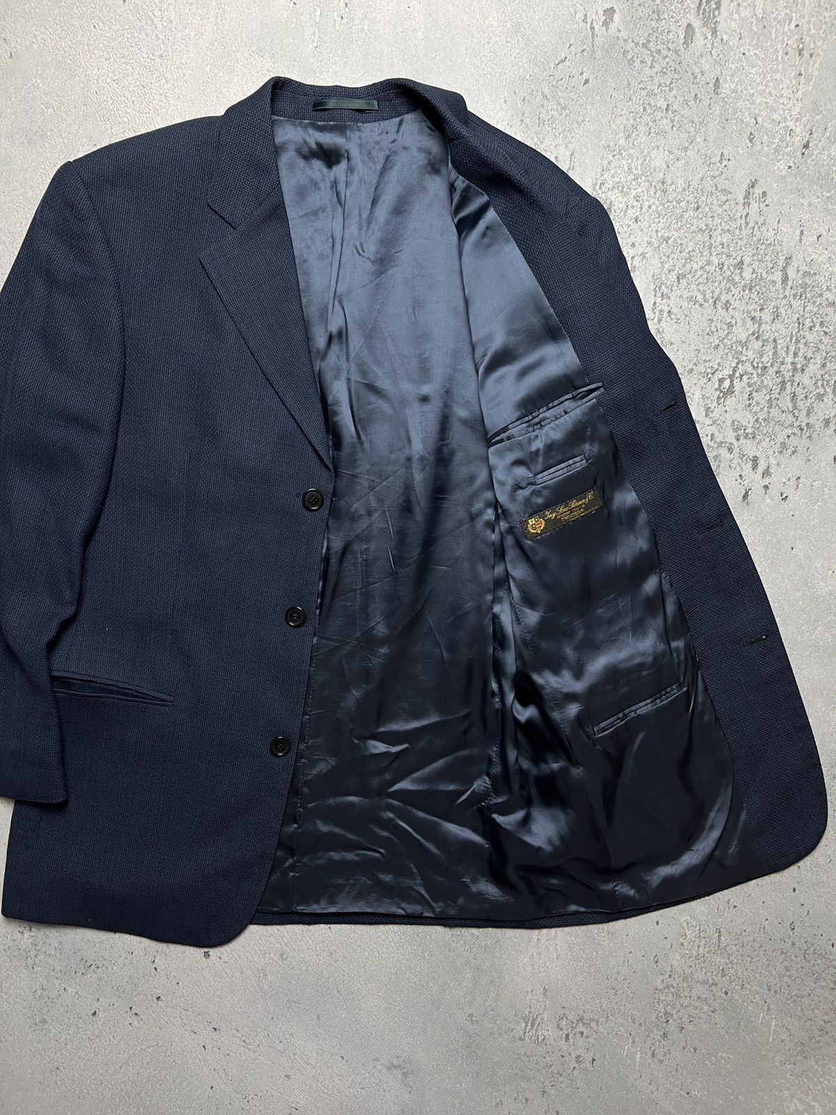 Hugo Boss Hugo Boss x Loro Piana vtg Wool Blazer Super Twister 110’s Size 48R - 2 Thumbnail