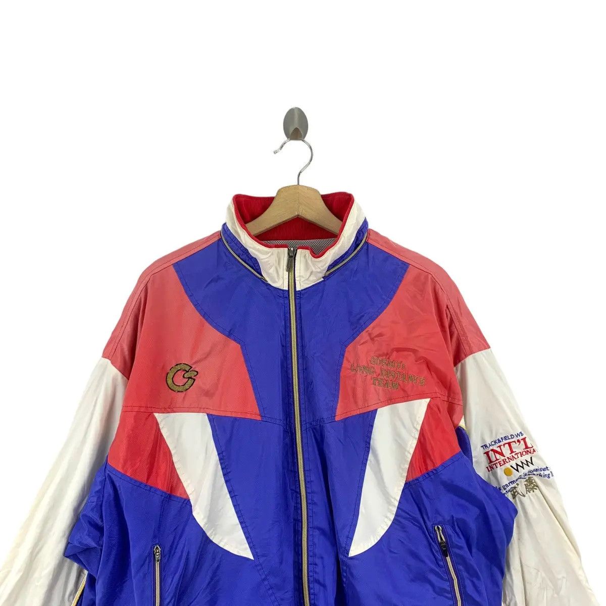 Vintage Vintage 90’ GOLDWIN JASPO JAPAN Long Distance Team Jacket Size XXL / US 16-18 / IT 52-54 - 5 Thumbnail