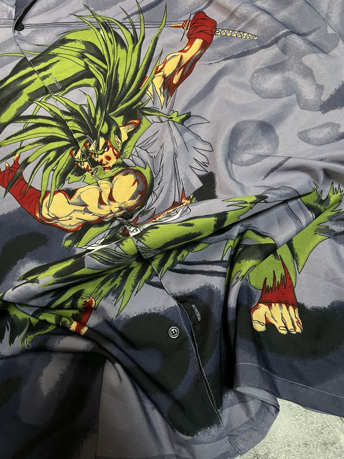 Other Rare🔥Japan Anima Shirt Bowling Samurai tee Japanese Print Size US XL / EU 56 / 4 - 4 Thumbnail
