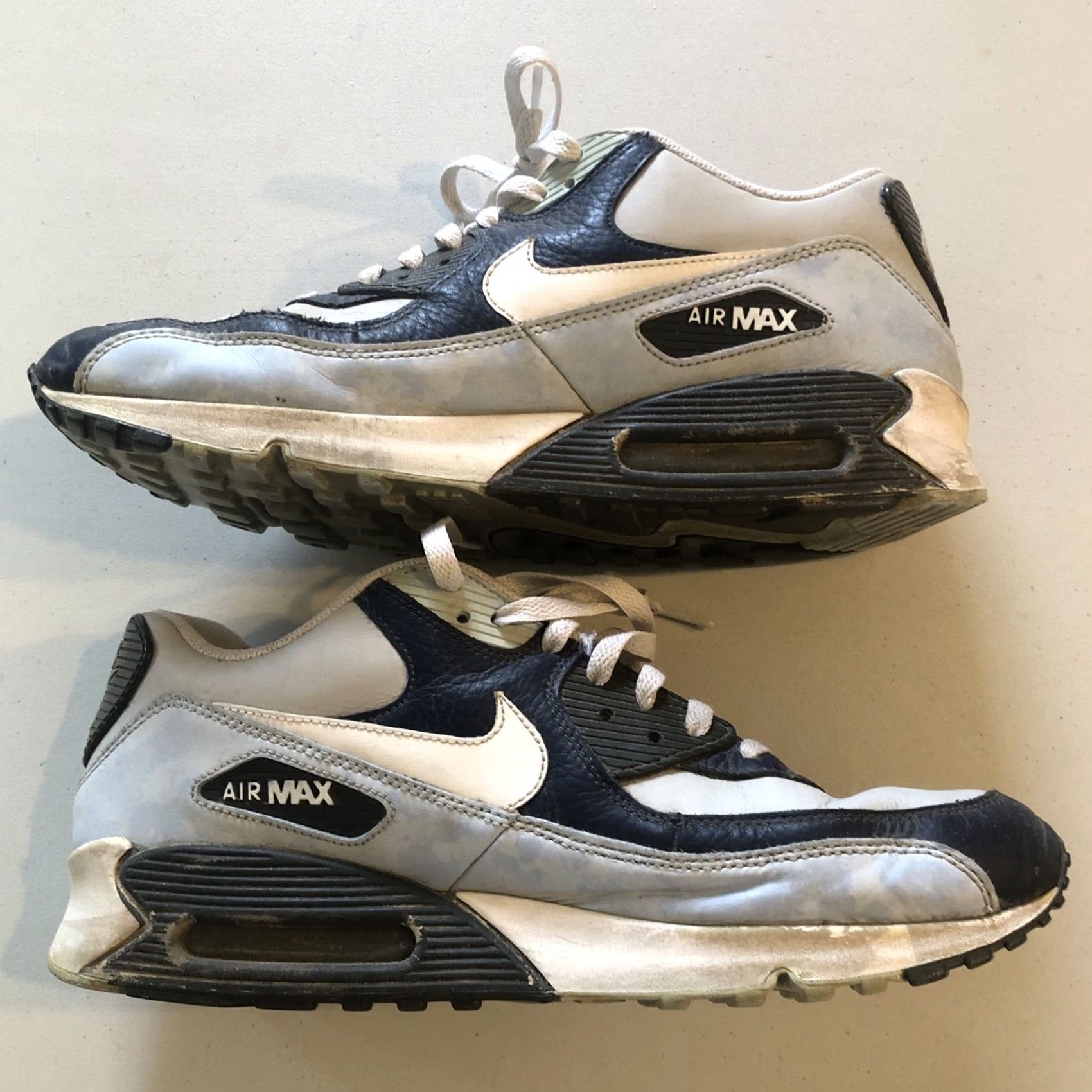 Nike Nike Air Max 90 Mens 12.5 Obsidian Fog Multicolor Athletic Sneaker 2011 Nike Air Max 90 Mens Shoes Size US 13 / EU 46 - 5 Thumbnail