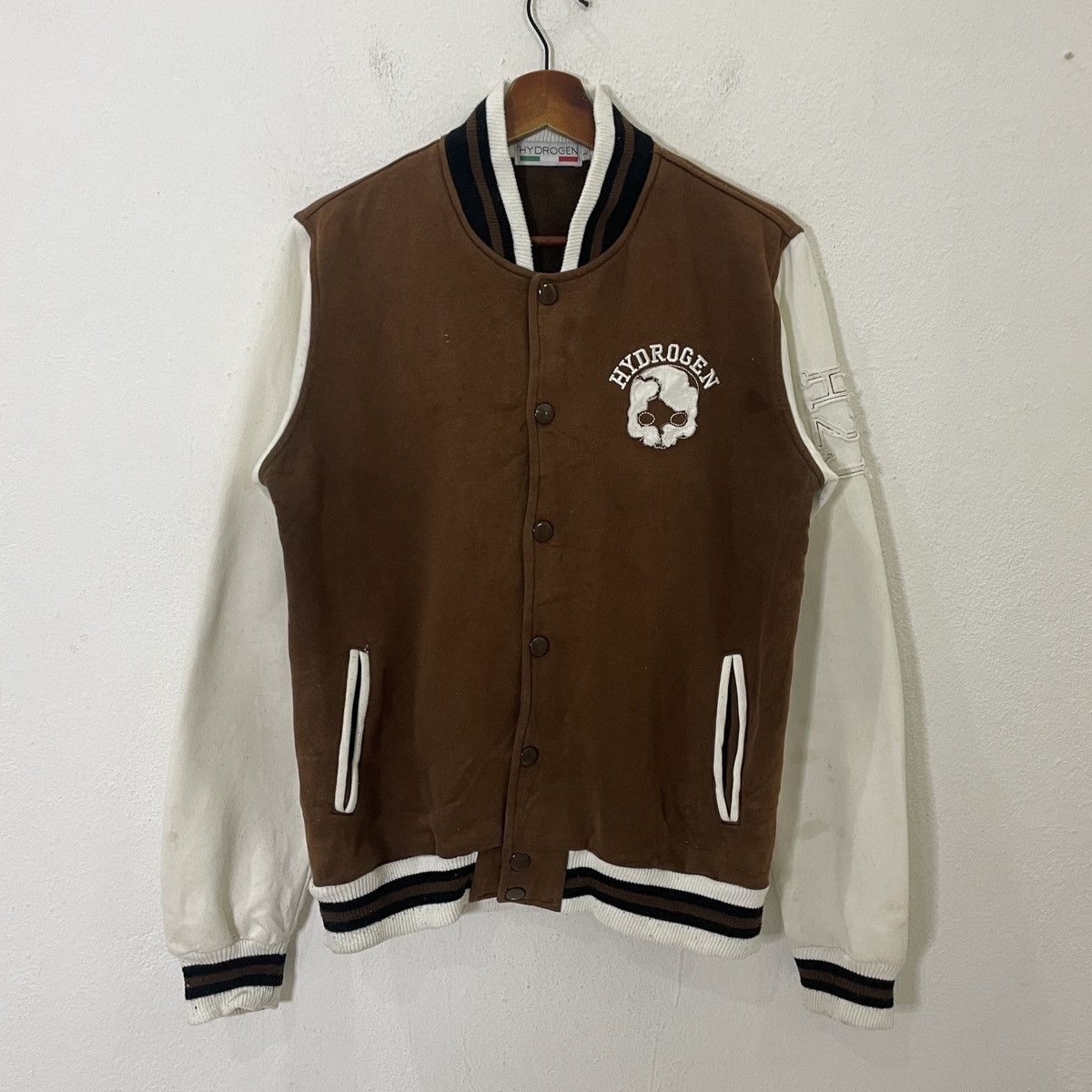 Other Vintage Hydrogen Skulls Varsity Jacket Size US M / EU 48-50 / 2 - 1 Thumbnail