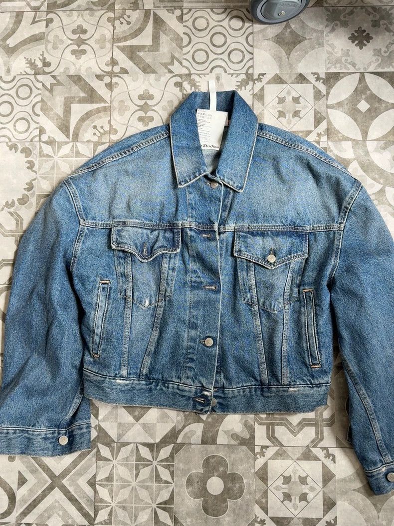 Acne Studios acne studios size:34 denim jacket 2503-Nextarrow Size US XXS / EU 40 - 1 Thumbnail