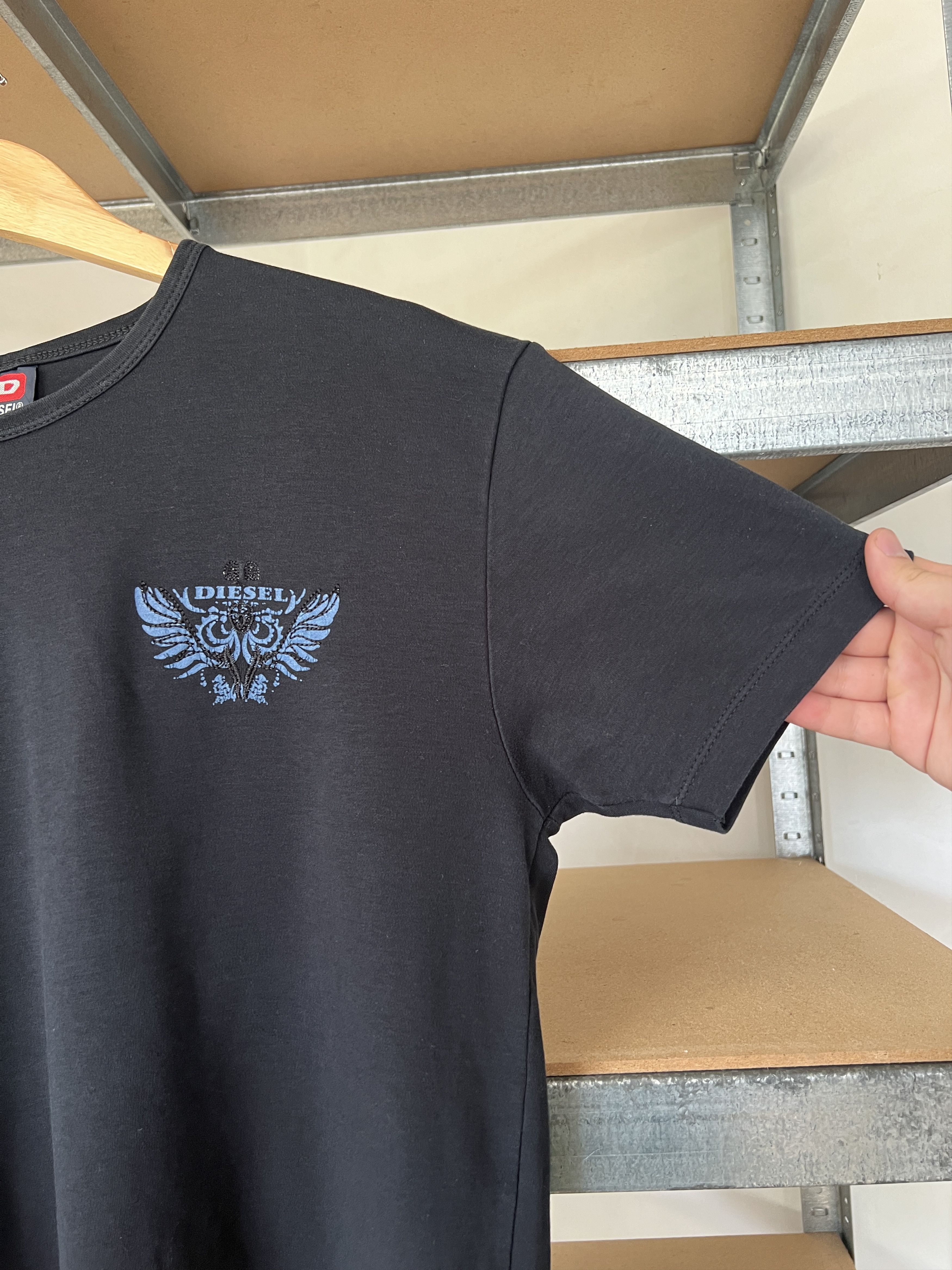 Diesel Diesel Y2K Vintage Avant Garde Wings Graphic Tee Size US L / EU 52-54 / 3 - 8 Thumbnail