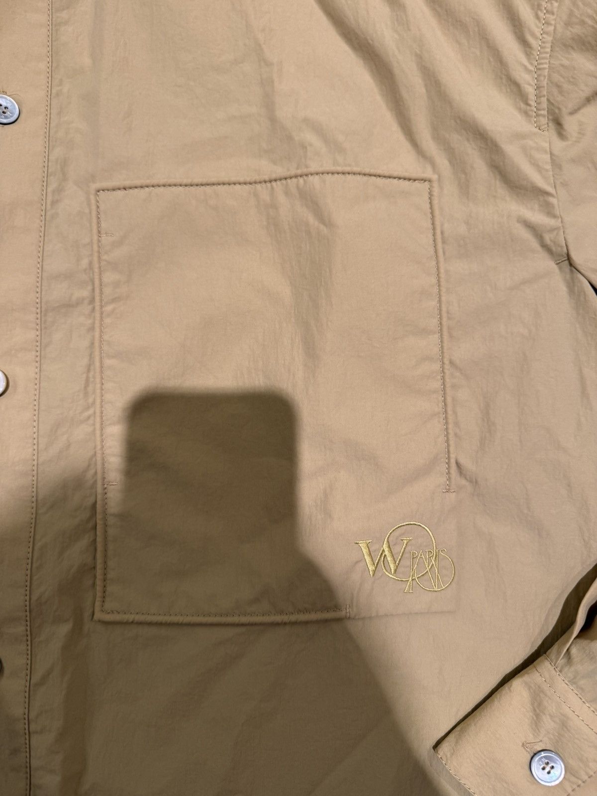 Wooyoungmi Wooyoungmi Beige Nylon Shirt Size US L / EU 52-54 / 3 - 2 Thumbnail