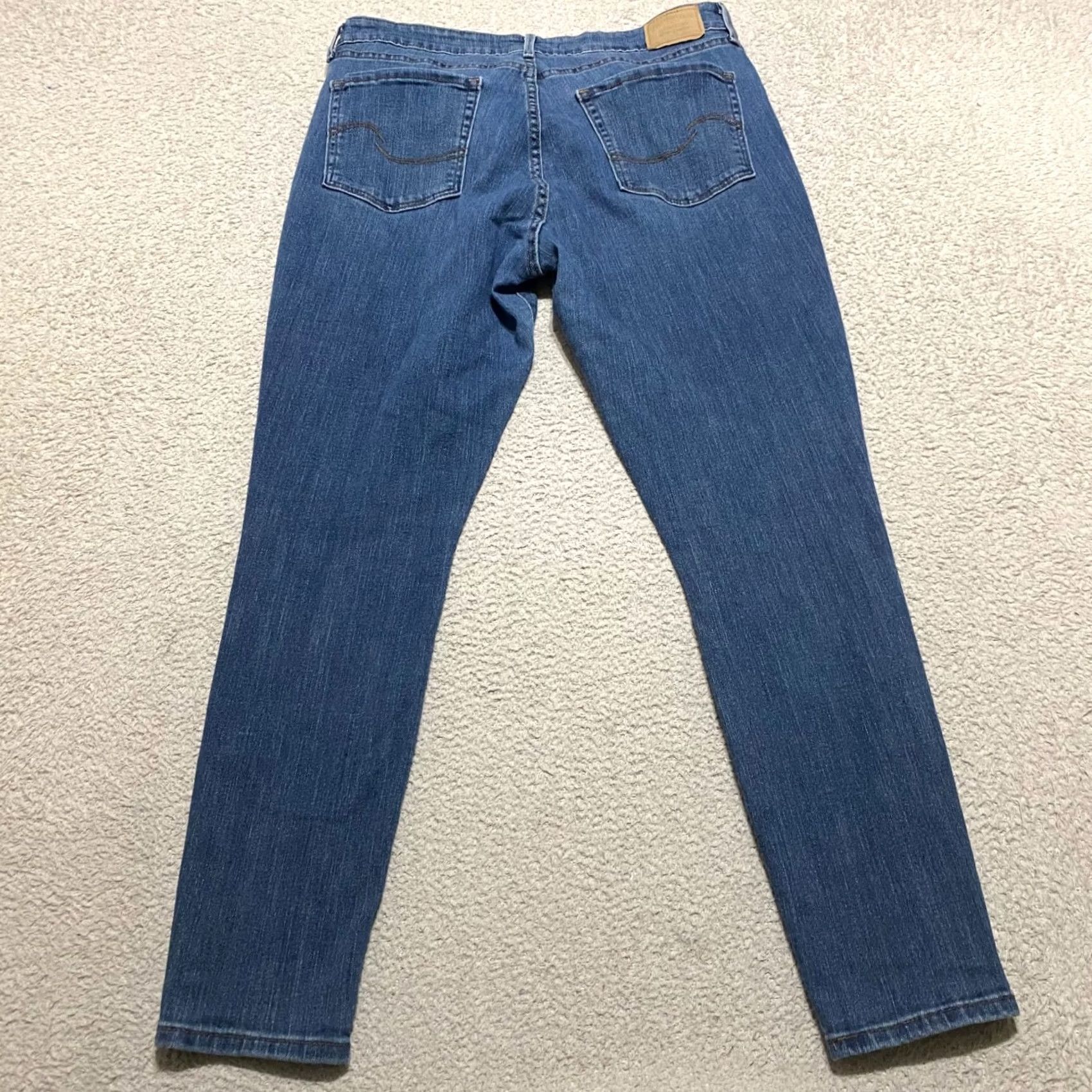 Levi's Levi's Jeans Signature Womens Jeans 16 Blue Denim Medium Wash High Rise Skinny Leg Stretch 5-Pocket Womens Size 38" / US 16 / IT 52 - 2 Thumbnail