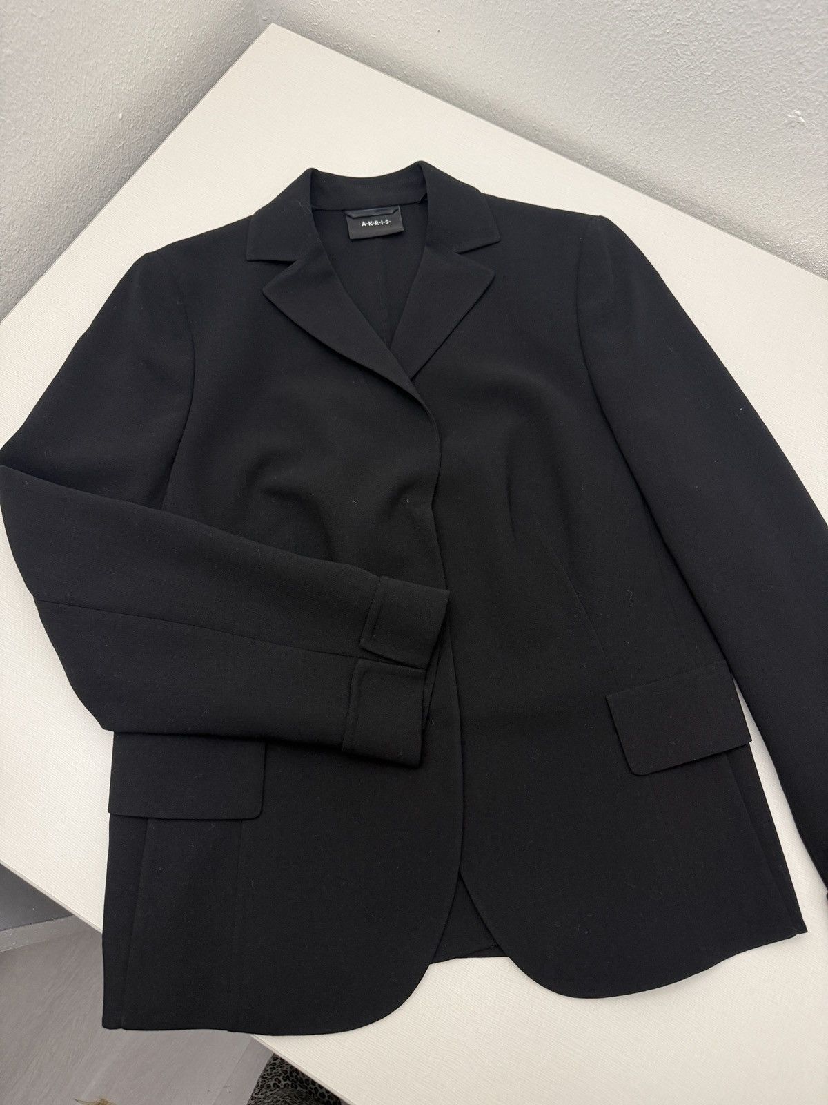 Akris Akris Black Wool Office Blazer Women’s Size 12 Casual Preppy Size XL / US 12-14 / IT 48-50 - 3 Thumbnail