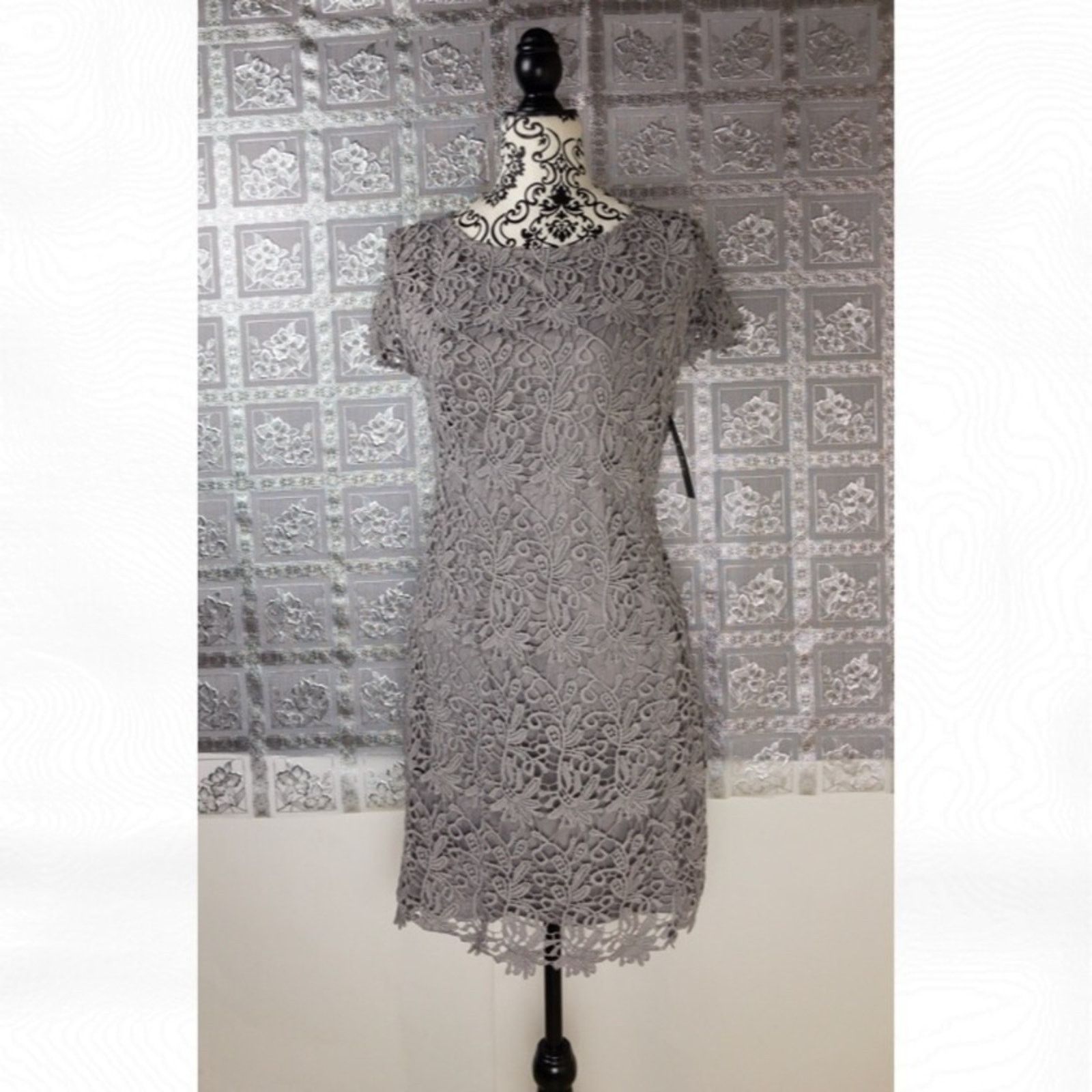 Lulus NWT Lulus Hidden Talent Floral Backless Grey Dress Size XL / US 12-14 / IT 48-50 - 3 Thumbnail