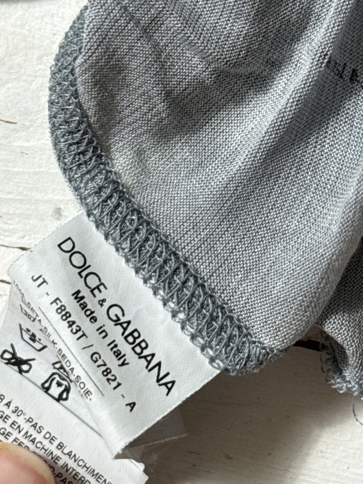 Dolce & Gabbana VINTAGE DOLCE&GABBANA 2000s MESH TEE SHIRT Size S / US 4 / IT 40 - 7 Thumbnail