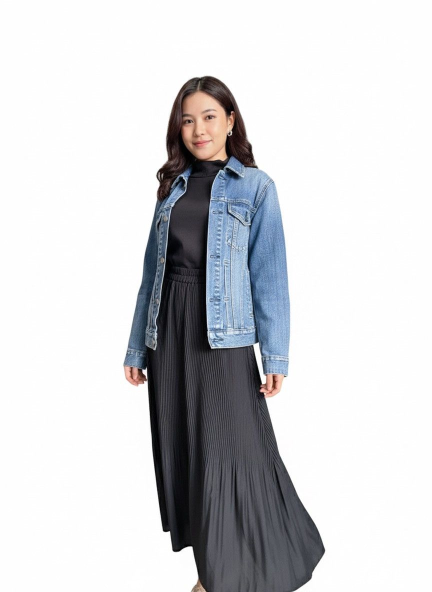 Other Women’s Cotton Polyester Midi Skirt – Casual & Elegant Size 36" / US 14 / IT 50 - 1 Thumbnail