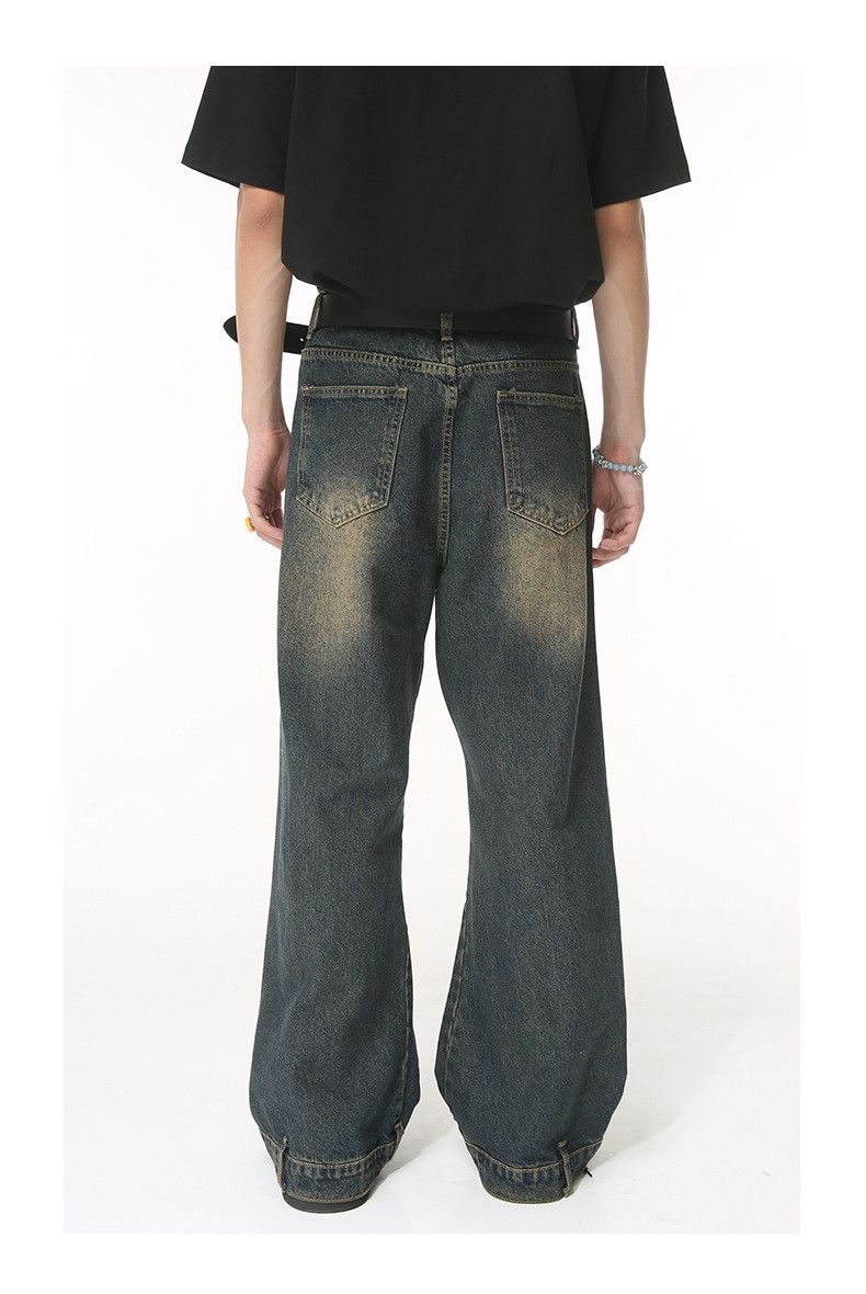 Japanese Brand × Jean Men's washed distressed straight jeans Size US 32 / EU 48 - 5 Thumbnail