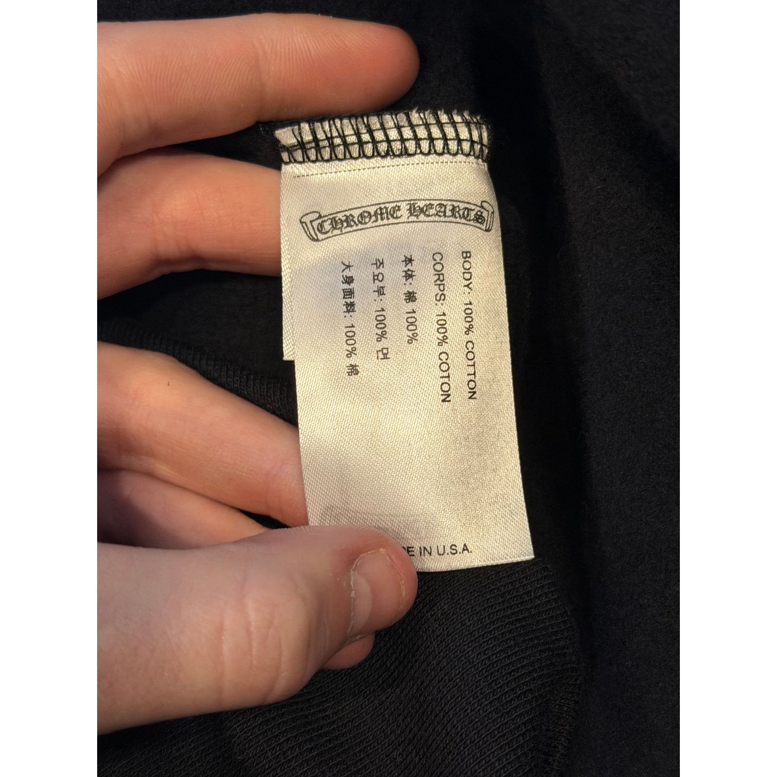 Chrome Hearts Chrome Hearts Reflective Script Logo Hoodie Size US L / EU 52-54 / 3 - 5 Thumbnail