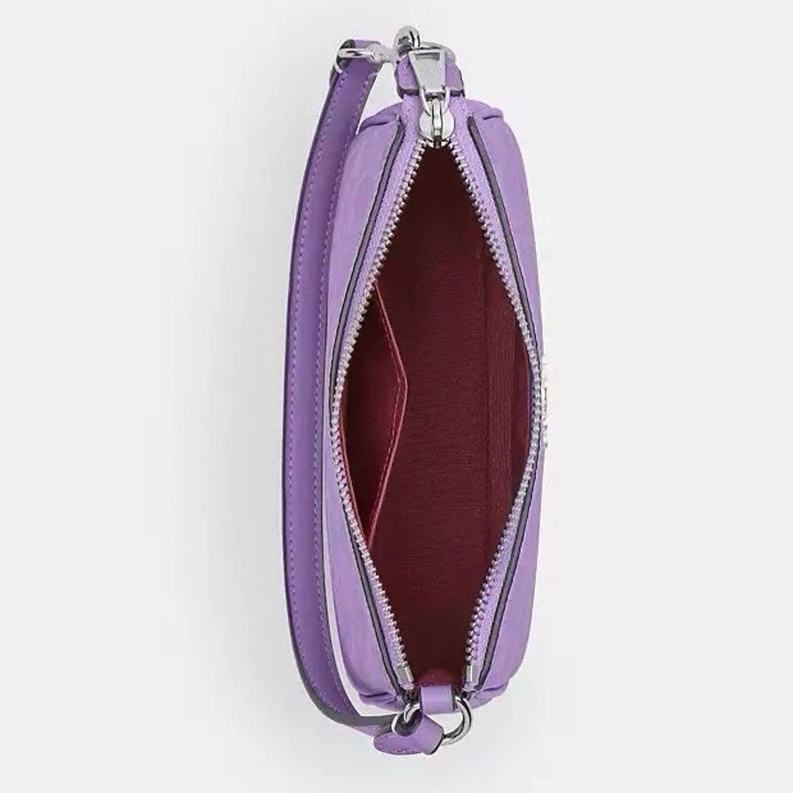 Coach NWT Coach Nolita 19 In Signature Canvas CW426 Silver/Iris Size ONE SIZE - 7 Thumbnail