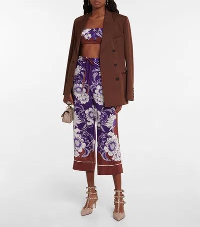 Valentino o1y0326 Crop Top in Multicolor Size XS / US 0-2 / IT 36-38 - 3 Thumbnail