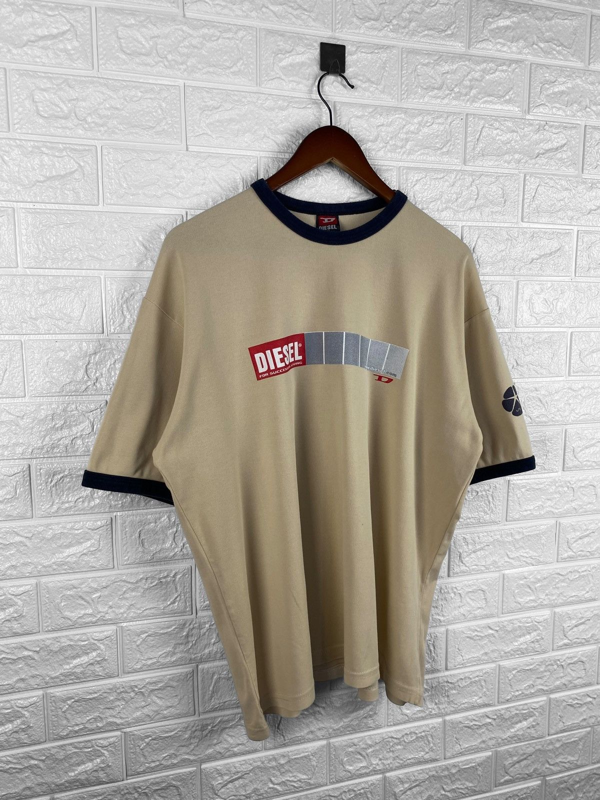 Diesel Vintage 90s Diesel big logo T-Shirt Size US XXL / EU 58 / 5 - 2 Thumbnail