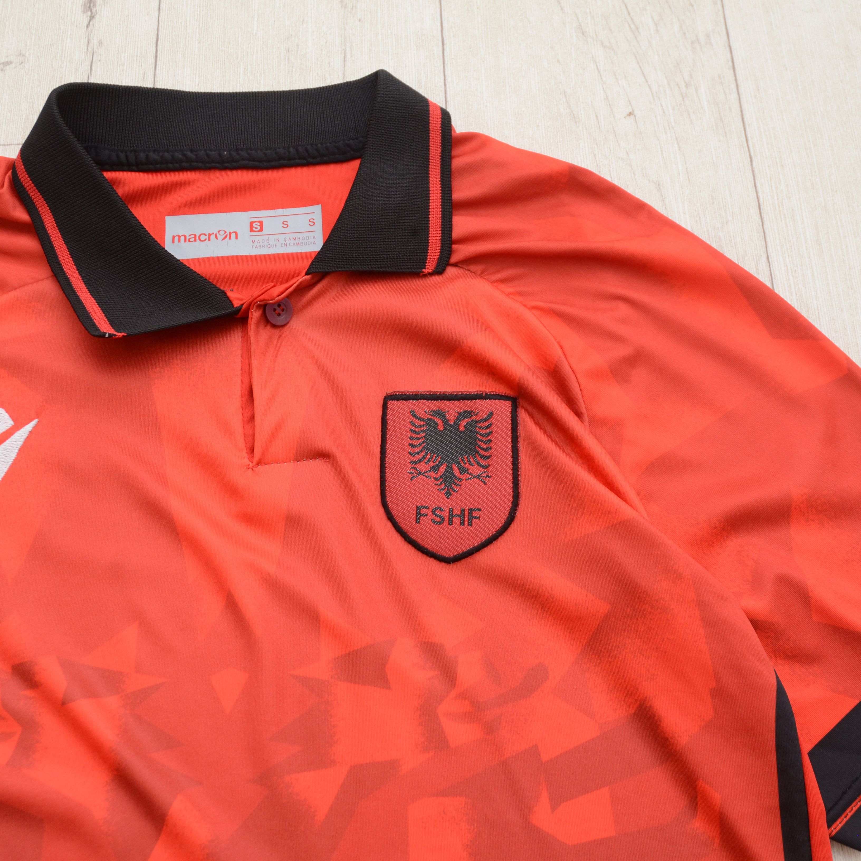 Other Albania 2023/2024 Macron Home Football Shirt Soccer Jersey Size US S / EU 44-46 / 1 - 6 Thumbnail