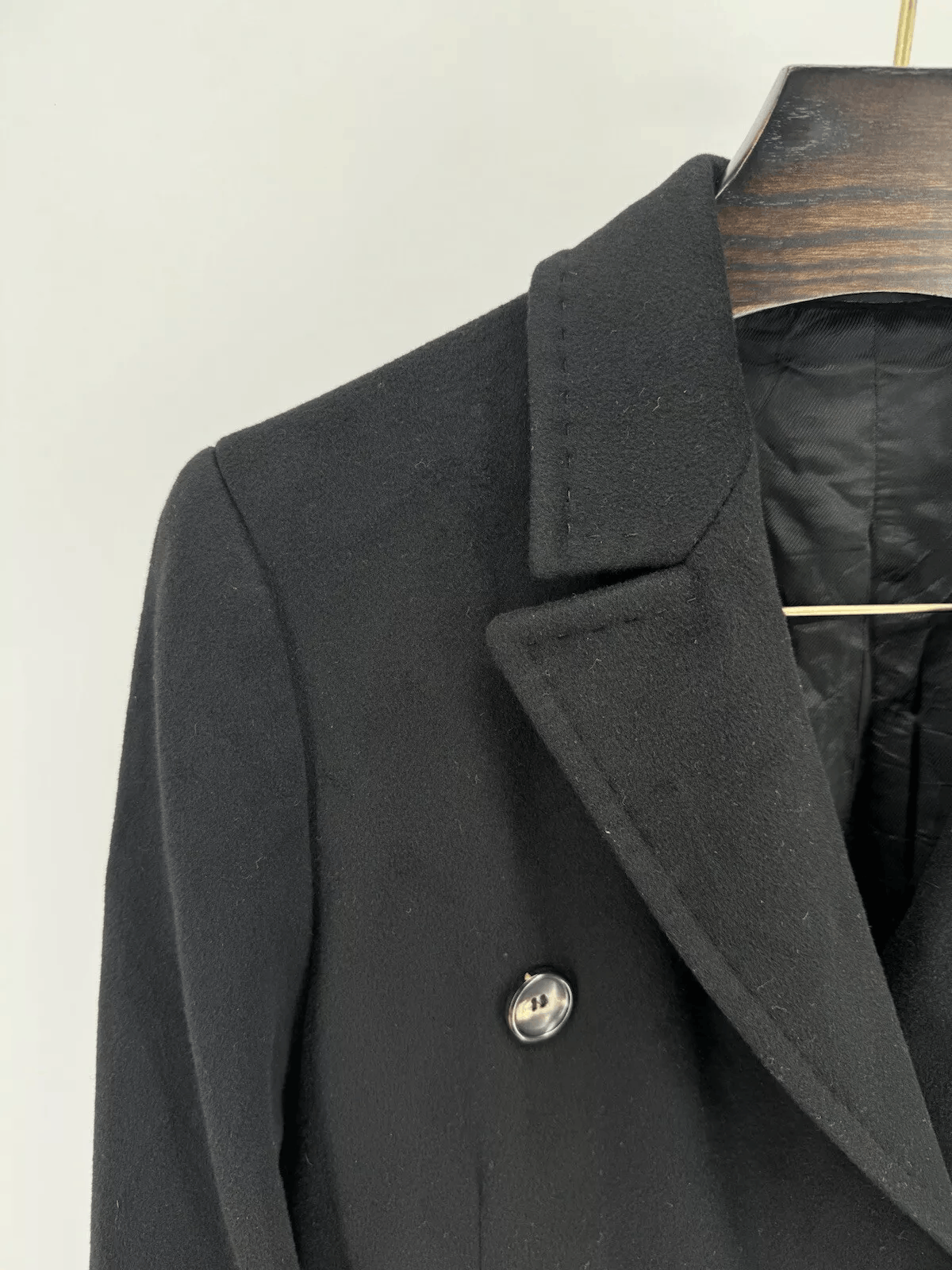 Loro Piana Loro Liana Wool Peacoat XL US 12 IT 48 100% Virgin Wool Size XL / US 12-14 / IT 48-50 - 3 Thumbnail