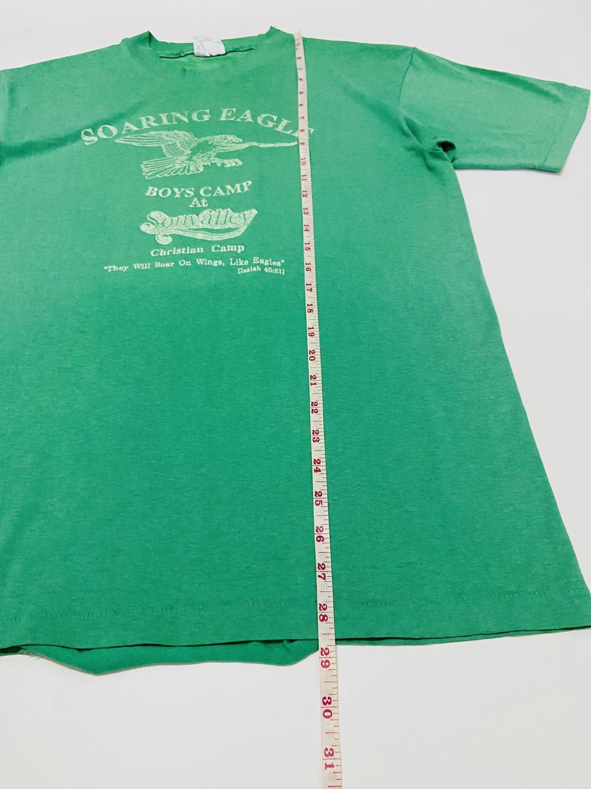 Other VINTAGE 80's SOARING EAGLE BOYCAMP TEE Size US L / EU 52-54 / 3 - 8 Thumbnail