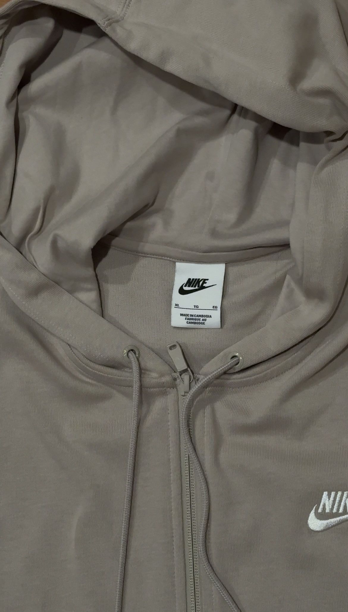 Nike NIKE Sportswear Club Women's Zip-Up Hoodie Size XL / US 12-14 / IT 48-50 - 4 Thumbnail