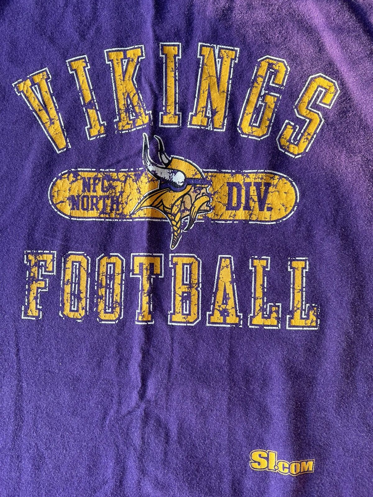 Jerzees × NFL × Vintage Vintage NFL Minnesota Vikings Football Logo T Shirt Size XL Size US XL / EU 56 / 4 - 2 Thumbnail